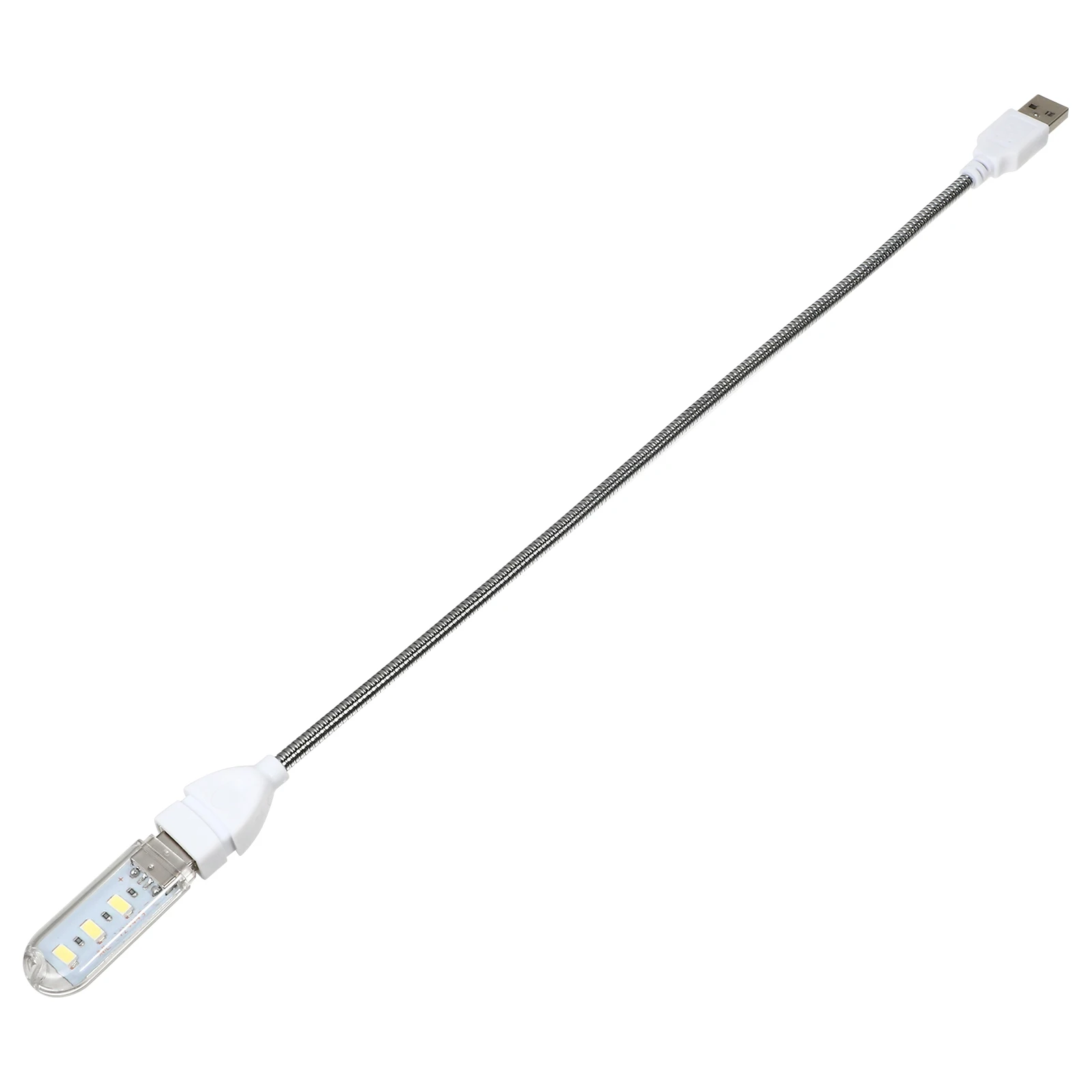 

3-Led Usb Night Light Flexible Gooseneck Lamp For Laptop Computer Office Bedside Reading Portable Ambient Lighting Usb Lamp