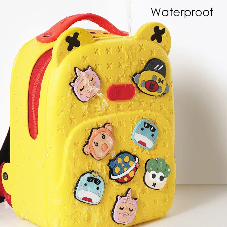 Kindergarten Kids Kawaii Backpacks for Girls Fashion DIY School Bags for Boys Waterproof Children Kids Cartoon Book Bag Gift