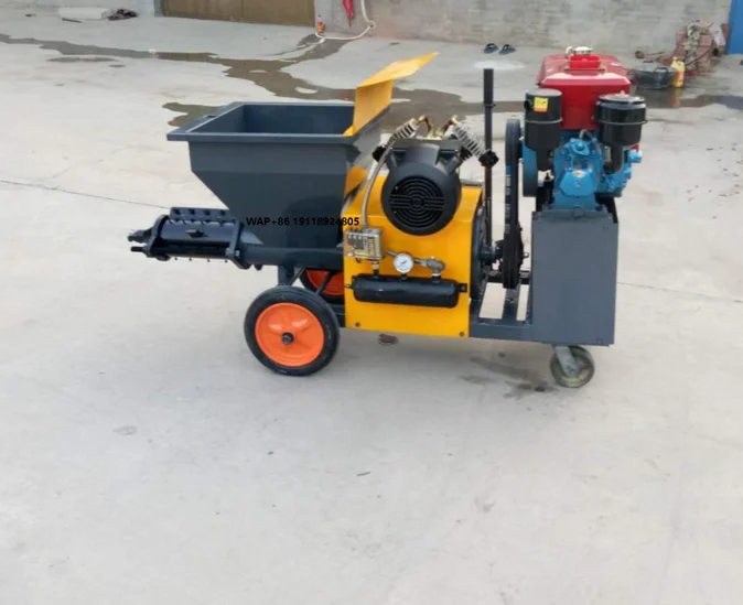 New  Mortar Sprayer Electric Concrete Wall Sandblasting Machine