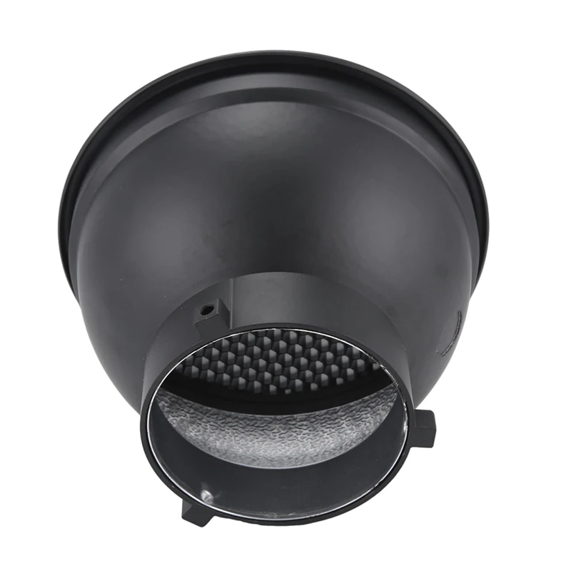 7In Reflector Diffuser Lamp Shade Dish W/ 60° Honeycomb Grid Baorong Mouth Standard Cover For Bowens Mount Studio Strobe