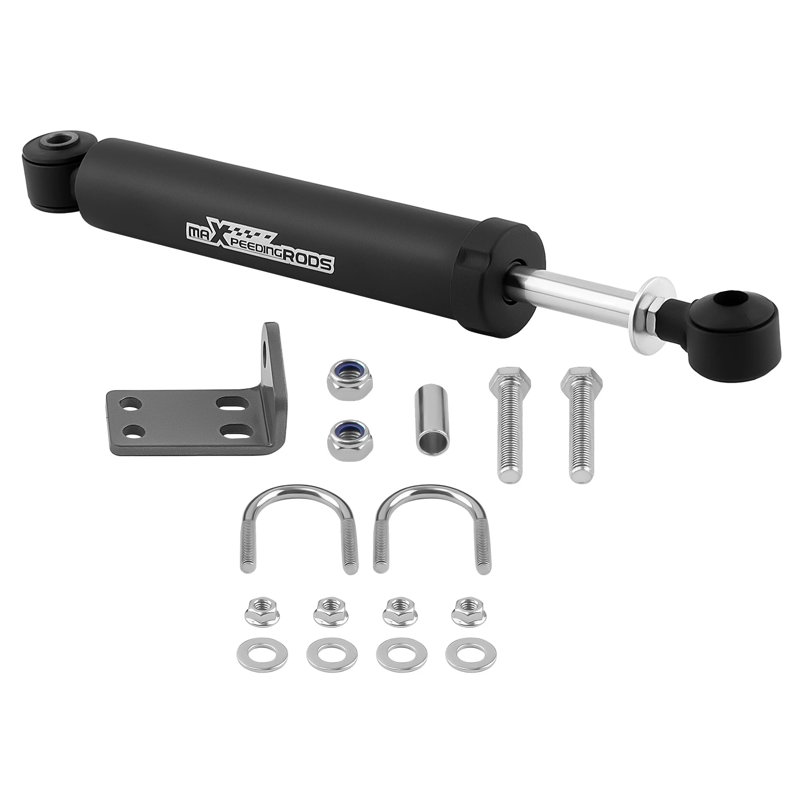 مثبت التوجيه MaXpeedingrods مع دعامات تثبيت لسيارة جيب رانجلر JK 2 Door 2007-2018