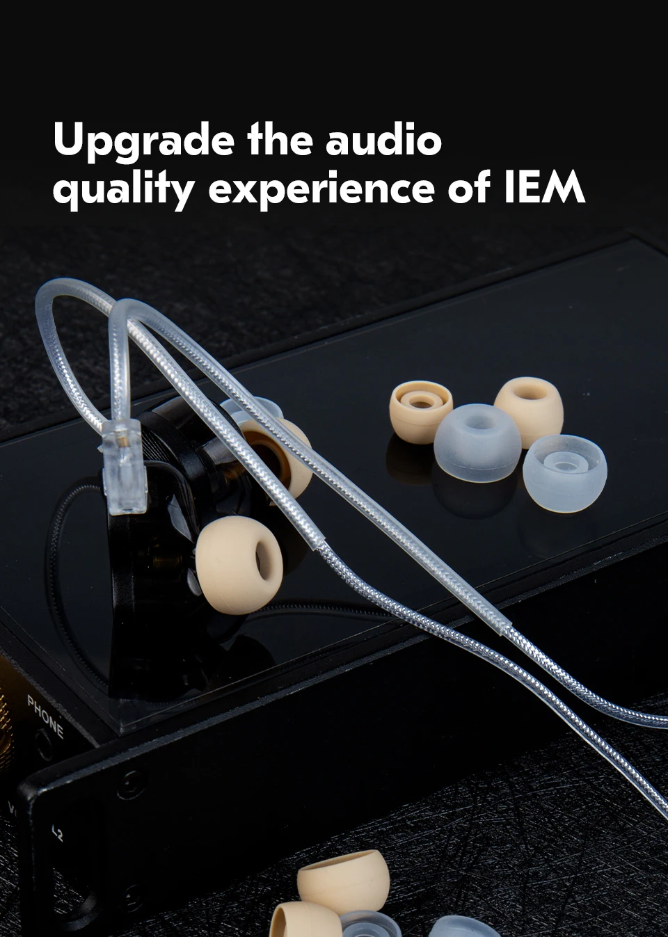 KBEAR 4540 Premium Skin-safe Silicone Eartips Designed for All-day Comfort in ear Earphone Earmuffs with XS/S/M/L size Earplugs