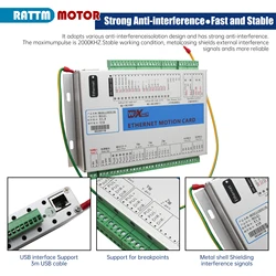 XHC 3 4 6 assi Ethernet Mach3 scheda Driver controllo movimento CNC scheda Breakout 2000KHz supporto WIN XP / 7 /10