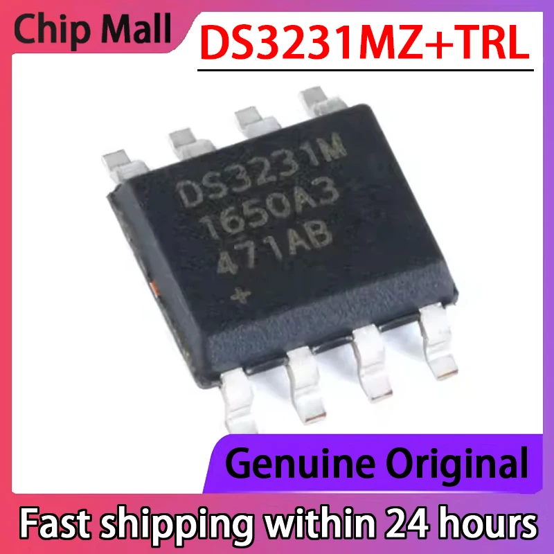 2PCS New Original DS3231MZ+TRL DS3231M SOIC-8 Real-time Clock Chip in Stock