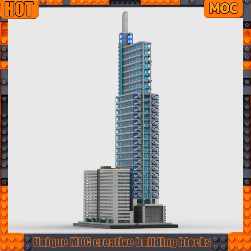 1780PCS Modern Skyscraper Architecture Model Building Blocks Custom DIY Assembly City Landmark Educational Toy Collection Gift
