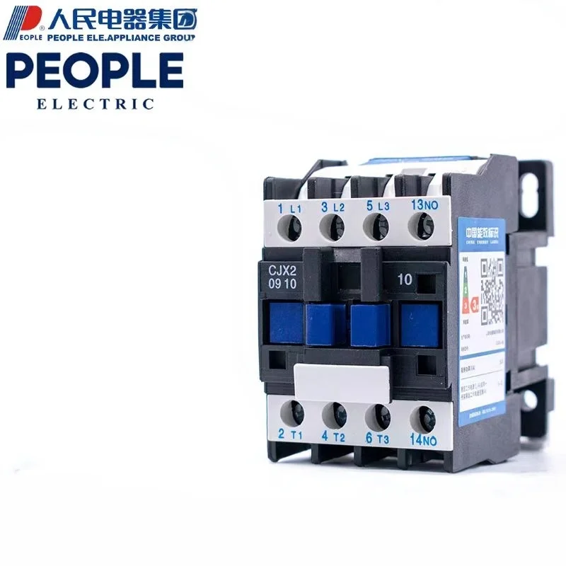 

People's Electrical Industry Magnetic AC contact 0910 0901 1210 1201 1810 1801 2510 2501 3P+1NO/1NC LC1D 220V 380V 36V 24V 110V