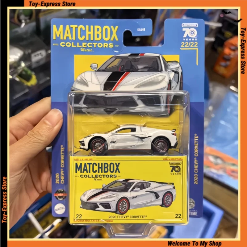 

Metal Matchbox Children Toys Collectors 2020 CHEVY CORVETTE 1:64 Car Model 70 Years Collectible Boys Kids Toys Birthday Gift