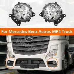 1PCS For Mercedes Benz Actros MP4 Truck Body Parts 24V Round Fog Lamp Front Light 9608200456 9608200556