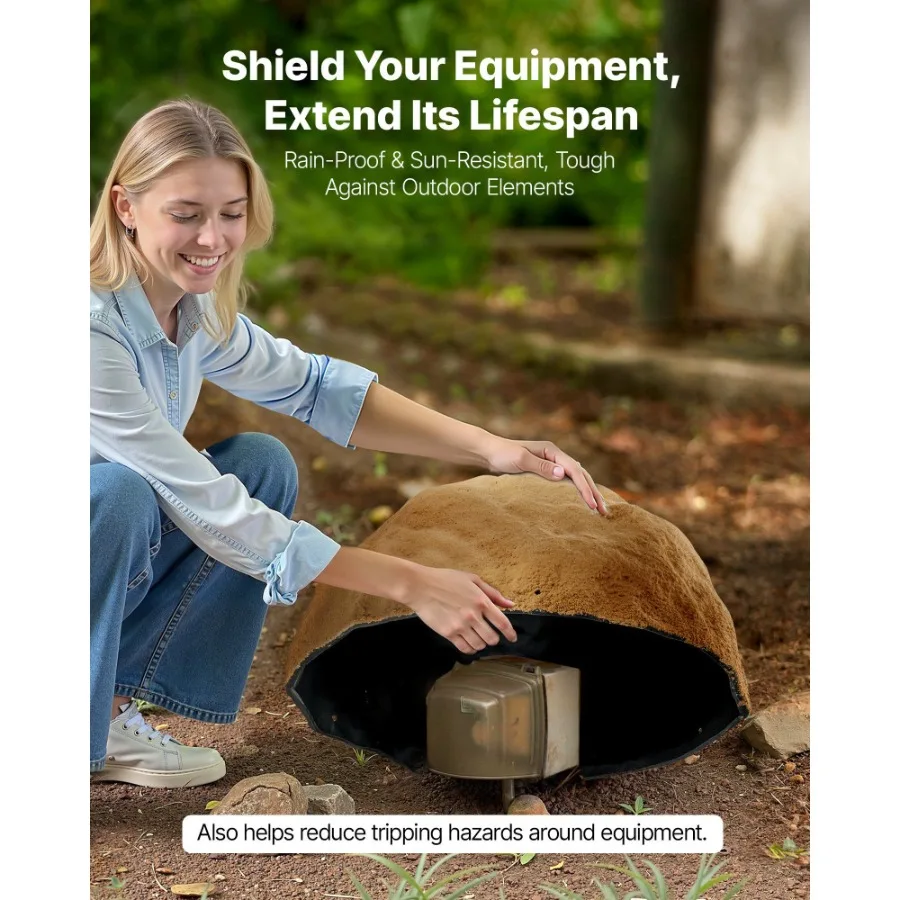 غطاء الصخور الصناعية في الهواء الطلق غطاء مضخة آبار الصخور المزيفة نسيج طبيعي واقعي خفيف الوزن مقاوم للطقس الاصطناعي بولدر fo