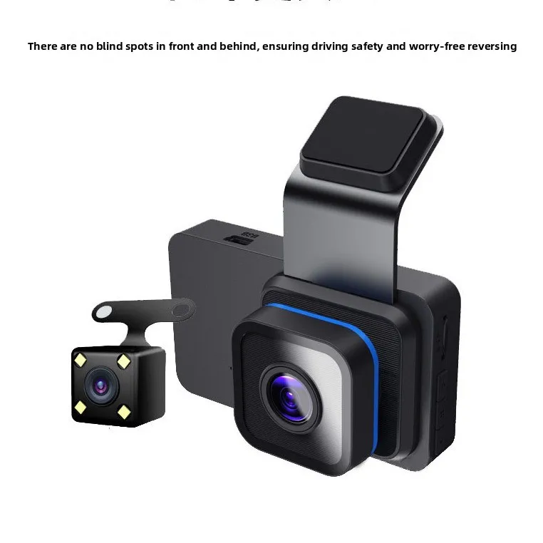 Super HD 3-Inch IPS WiFi Front and Rear Dual Channel Dash Cam 170° Wide Angle1080P Full HD Night Vision Loop Recording G-Sensor