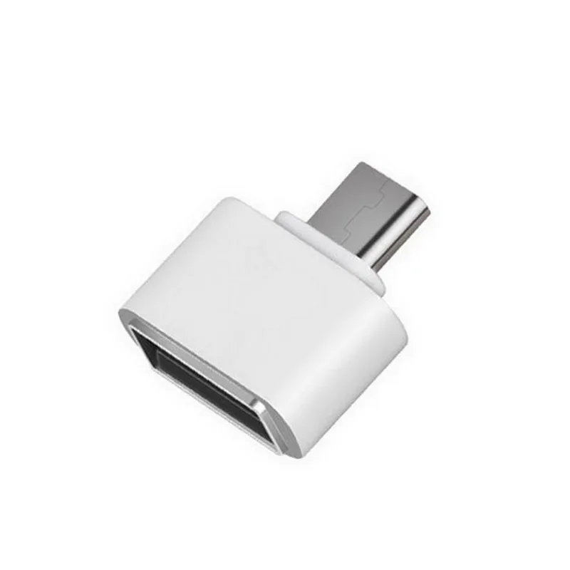 Conversor OTG portátil para Tablet Android, PC, Celular, Útil, Micro USB Macho para USB 2.0 Adaptador Feminino, 2pcs