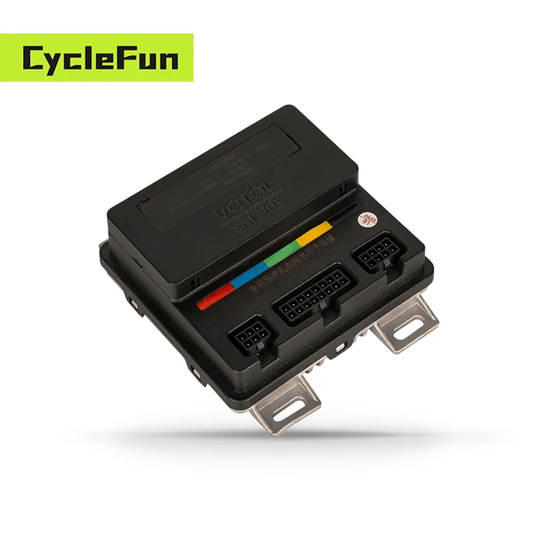 VOTOL EM30S 500W-1.5KW EM30 48V 60V 72V Pengontrol Gelombang Sinus Dengan Throttle T08 Untuk Motor Mid Drive QS atau Motor Hub