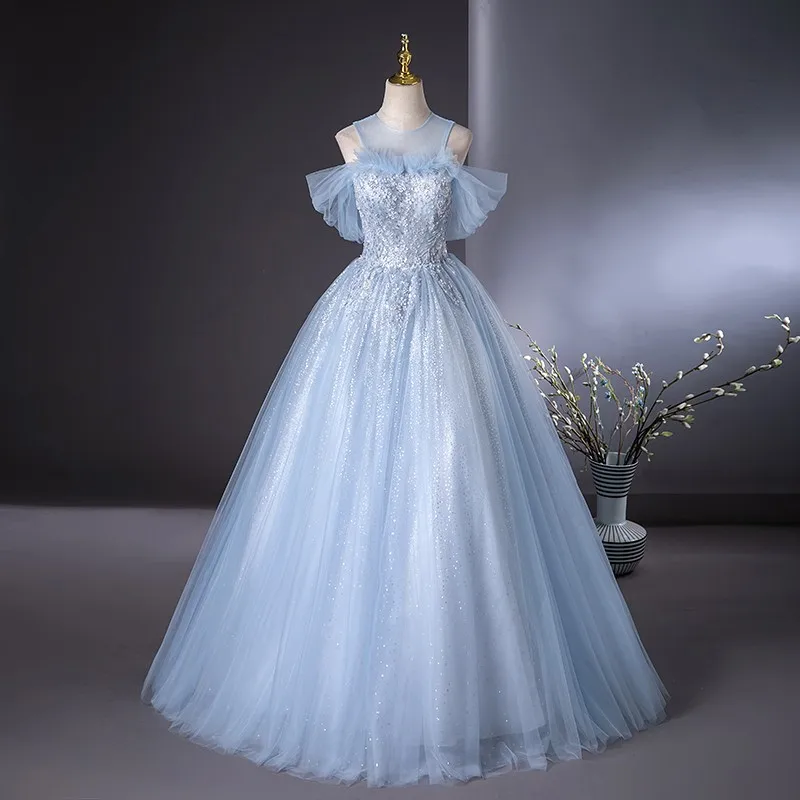 Вечерние платья Sonhar Vestidos 15 платьев Quinceanera 2024, бальное платье, роскошное платье для выпускного вечера с пайетками, платье больших размеров 15 лет