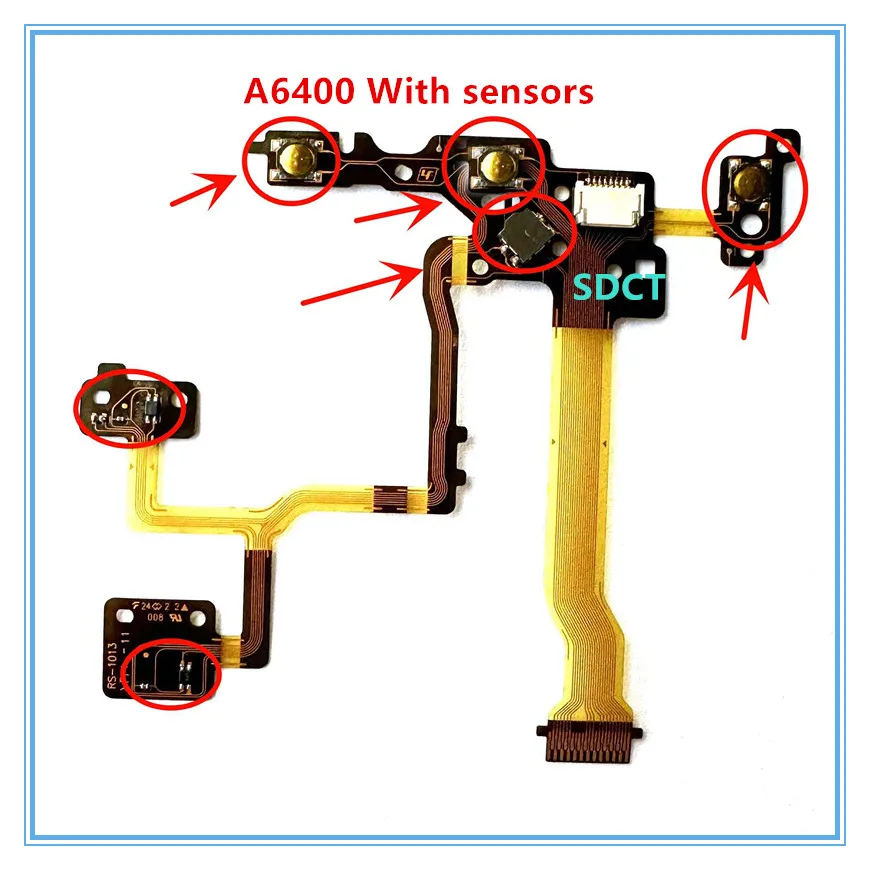 

NEW For SONY ILCE-6400 A6400 Connect Flex Cable With Components Ribbon B-2225-904-A A6100 Back FPC RS-1013 A Repair Spare Part