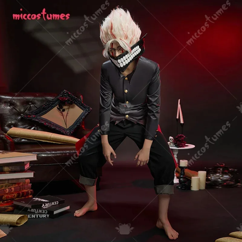

25COSMiccostumes Men's DDD Ken Takakura Okarun Cosplay Costume Jacket and Pants with Belt