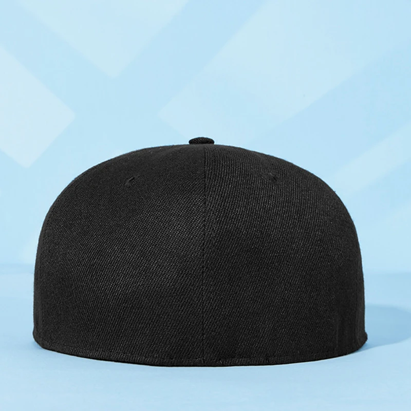 Big Bone Man Plus Size Baseball Caps Adult Flat Peak Hip Hop Fitted Hat Men Women Large Snapback Cap 5