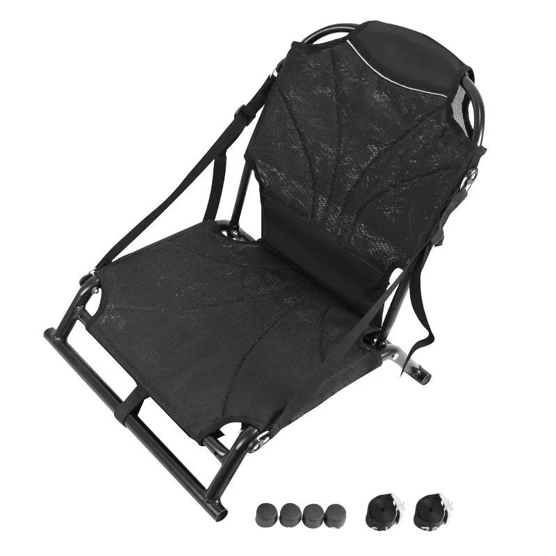 

Luya Paddle Board Kayak Metal Seat Backrest Adjustable Canoe Fishing Seat