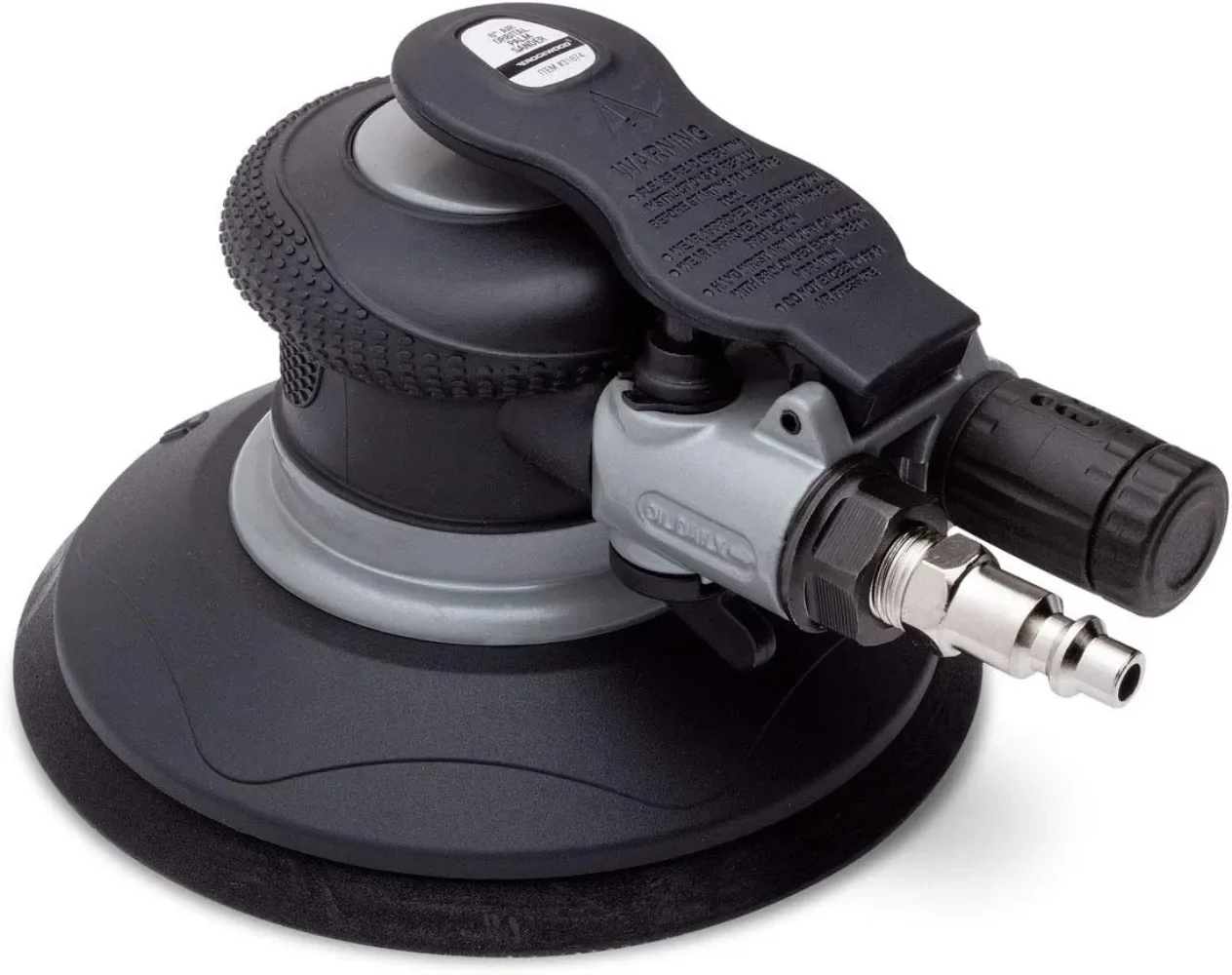 

6 in. Air Random Orbital Palm Sander Dual Action Pneumatic Hand Sanding Round