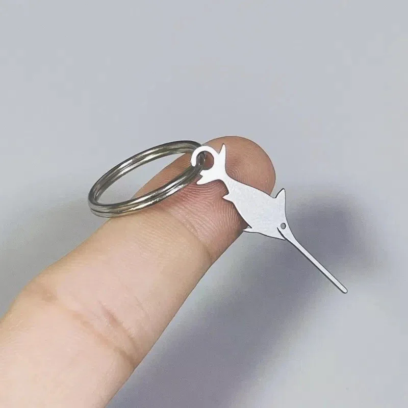 SIM Card Eject Pin Creative Swordfish Shape Stainless Steel Needle For Smartphone Sim Card Tray Removal Eject Pin Key Tool