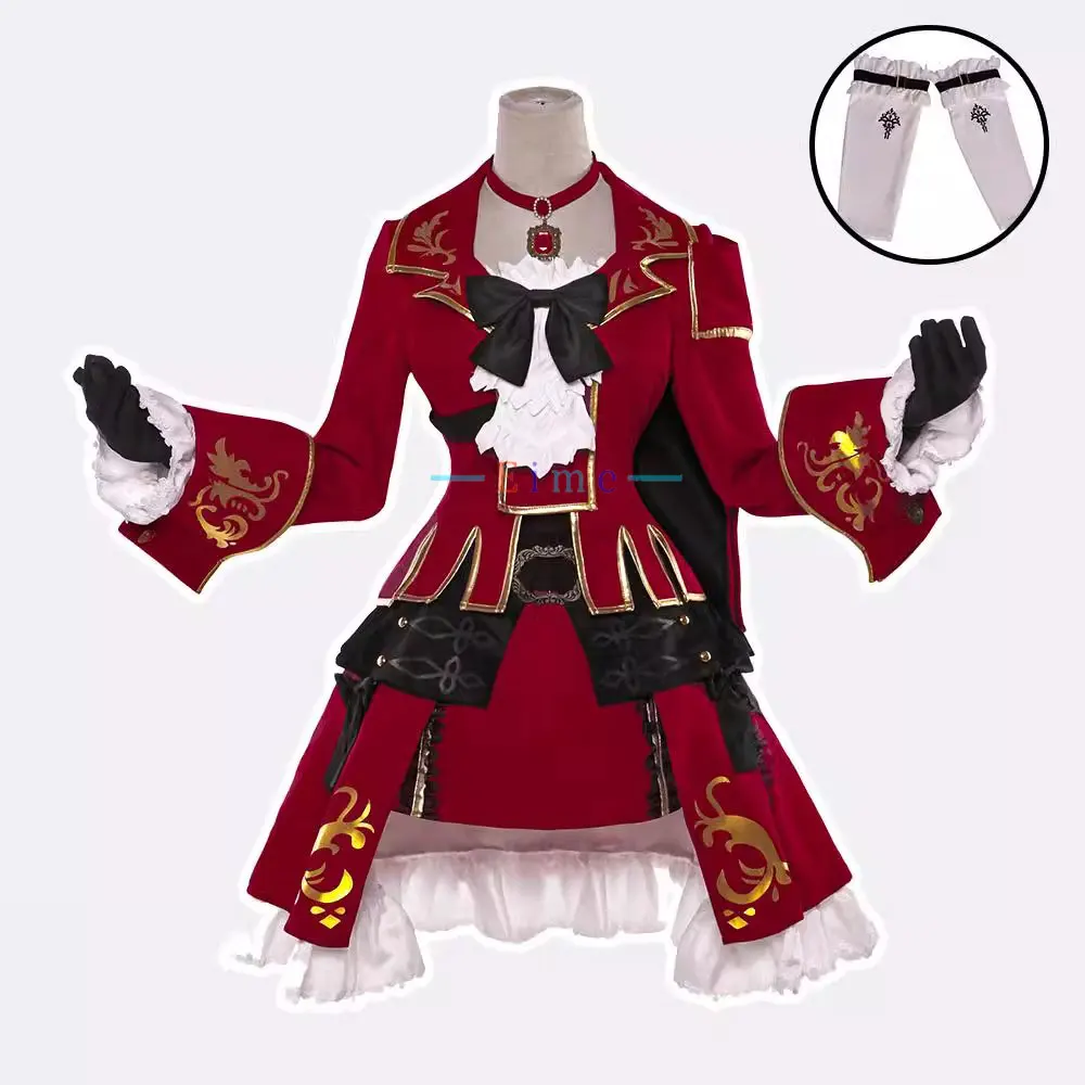 Game FF14 Red Mage Cosplay Costume Fancy Party Suit Halloween Carnival Uniforms Anime Clothing Custom Made