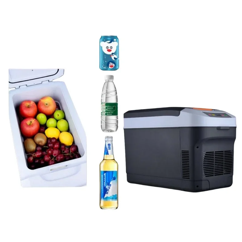 

Car Refrigerators 22L Electric Cooler Small Portable Freezer For Car Dual Core Refrigeration System Heating and Cooling