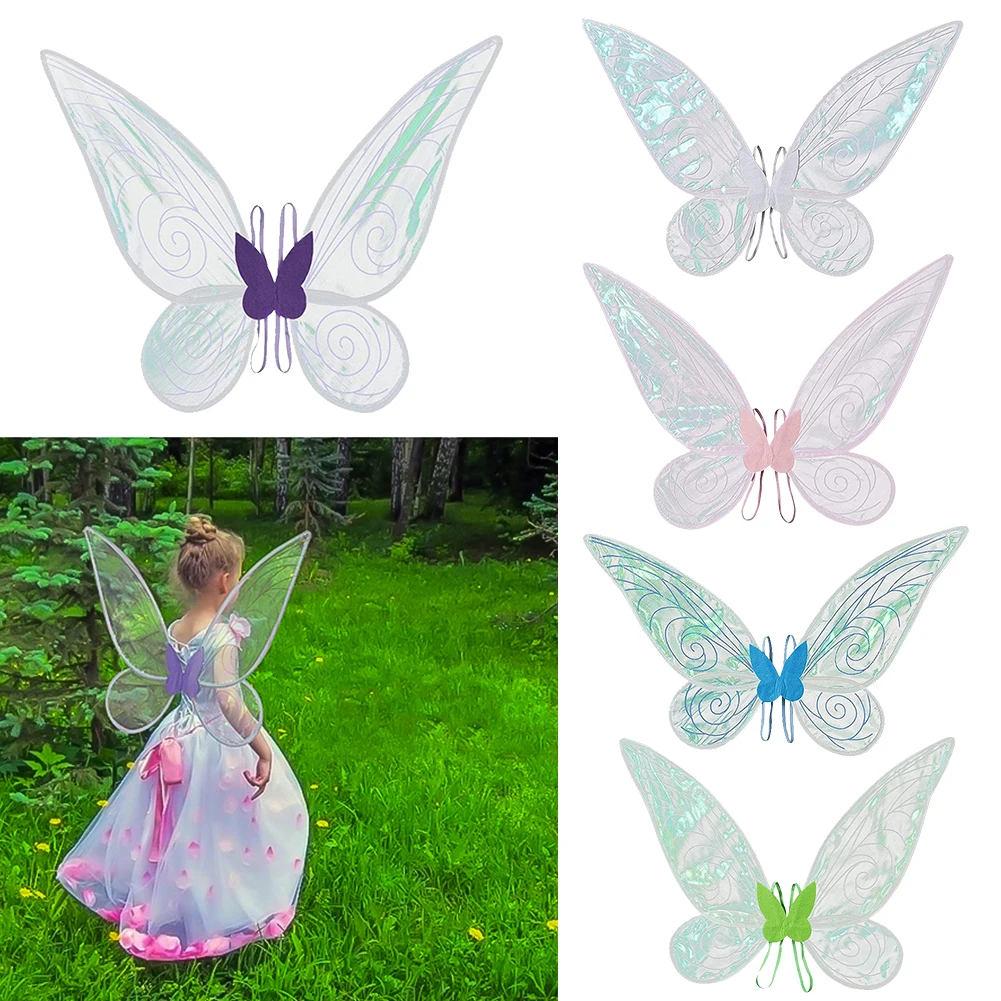 

Fancy Dress Costume Princess Butterfly Fairy Elf Angel Wings For Women Girls Halloween Party Cosplay Performance Photography