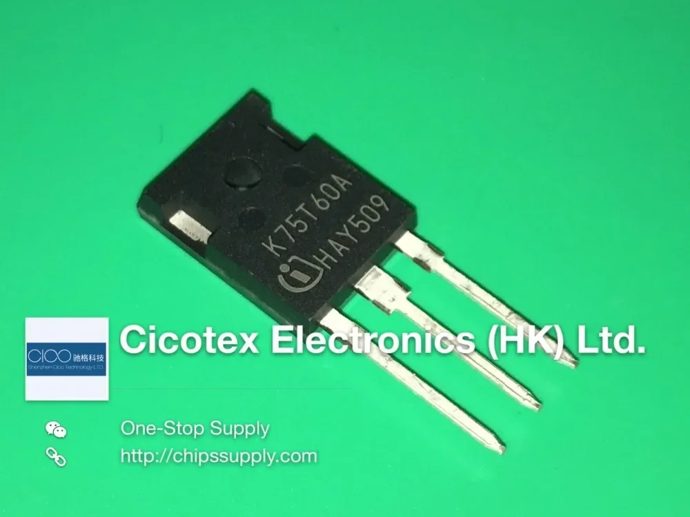 IKW75N60TA K75T60A TO247 IKW 75N60 TA IGBT 600V 80A 428W TO247-3 75N60 IKW75N60-TA