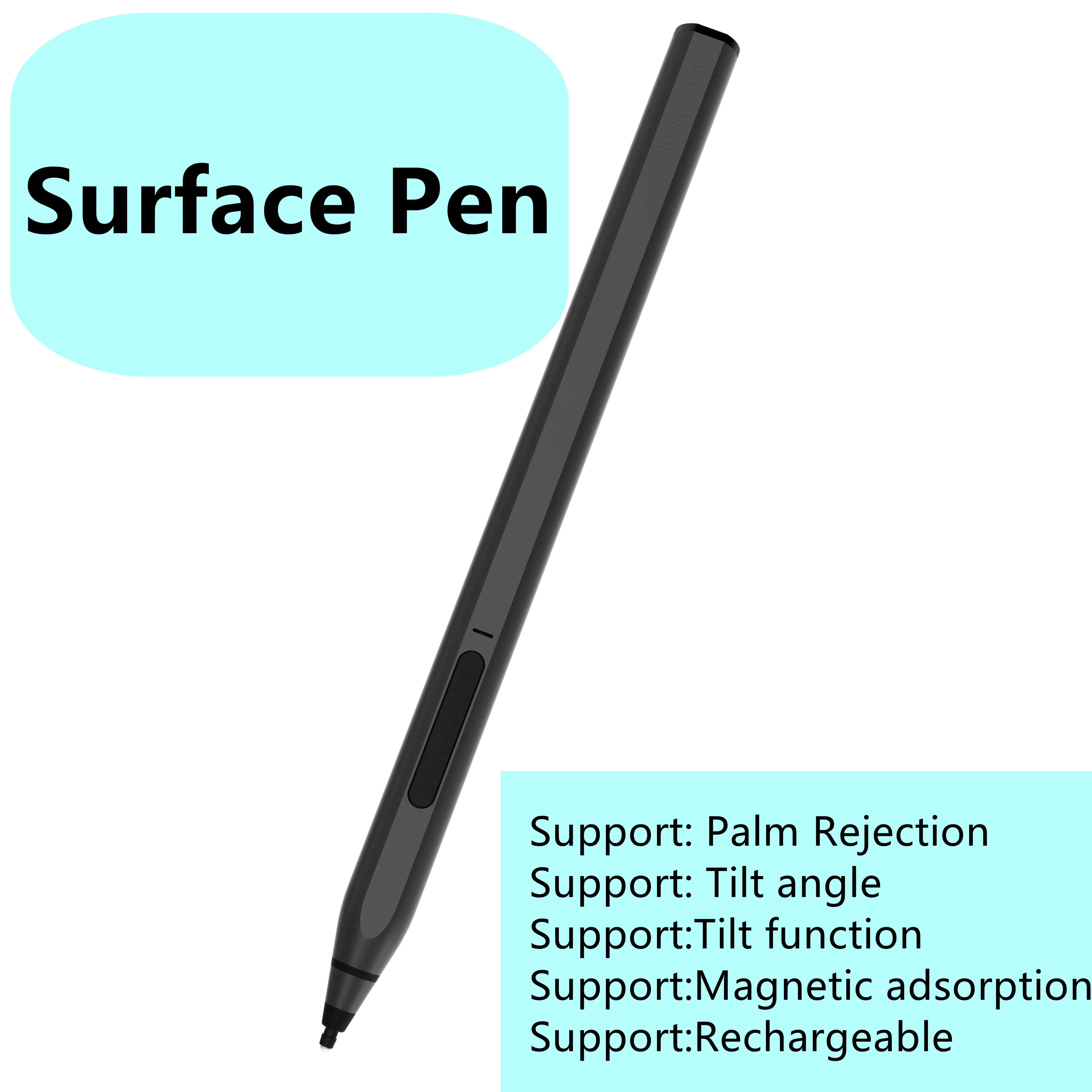 

Touch Screen Stylus Pens Tablet Laptop Accessories 4096 Pressure Tilt Palm Rejection for Microsoft Surface Pro 8/7/6/5/4/3 Go