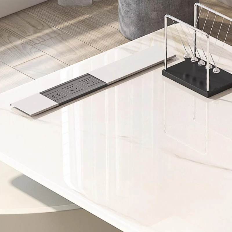 Table de répétition italienne Bureau moderne lumière luxe en forme de L Bureau Design minimaliste meubles de maison Bureau XYOD