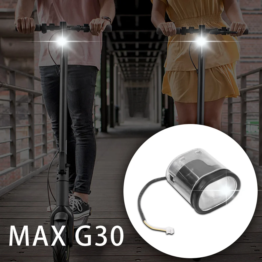 E-Scooter Headlight Front Led Light For Segway Ninebot MAX G30 G30D Electric Scooter Front Lamp Led Light Accessories