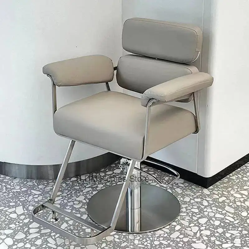 Pedicure Manicure Modern Cadeira Reclining Cosmetic Barber Chairs Waiting Styling Nordic Barber Chairs Giratoria Salon Furniture