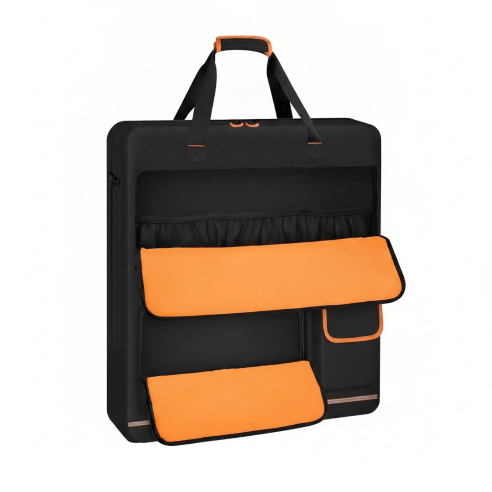 Solar Panel Bag Outdoor Protective Case Oxford Fabric Padded Pv Module Storage with Strap for Camping and Work