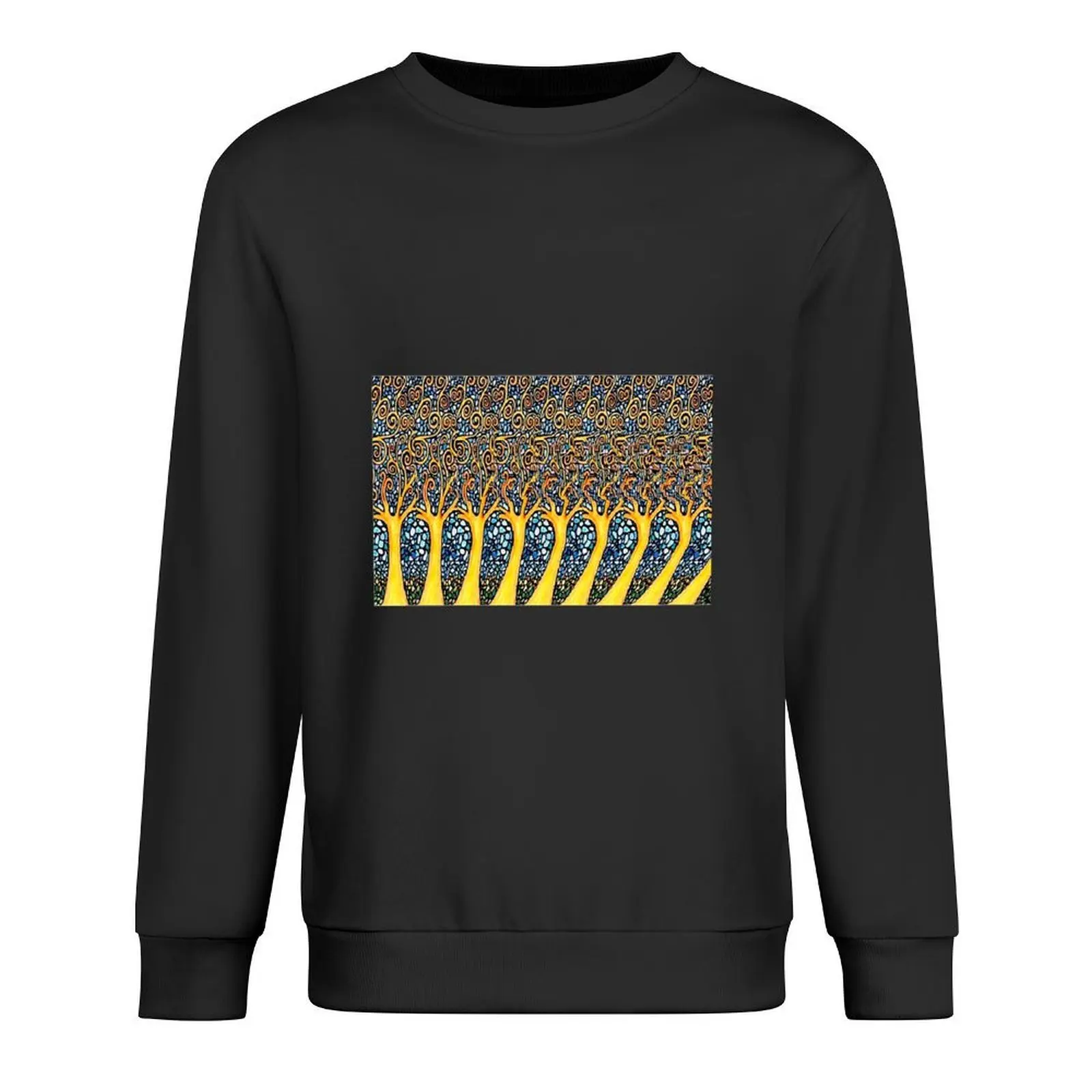 

JESUS Stereogram Pullover autumn blouse clothes for men mens clothing graphic sweatshirts