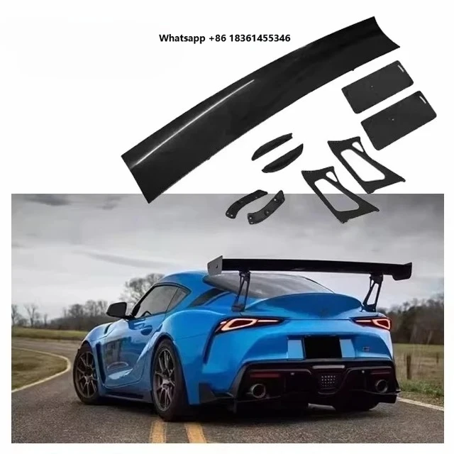 

For Supra A90 A91 Upgrade Verus Style Supra A90 A91 Carbon Fiber Rear Spoiler Wing Verus Carbon Spoiler
