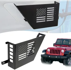 2pcs Metal Front Rear Door Storage Box, Door Side Insert Organizer Box Pockets Suitable for 2007-2018 Wrangler JK 2/4 Door