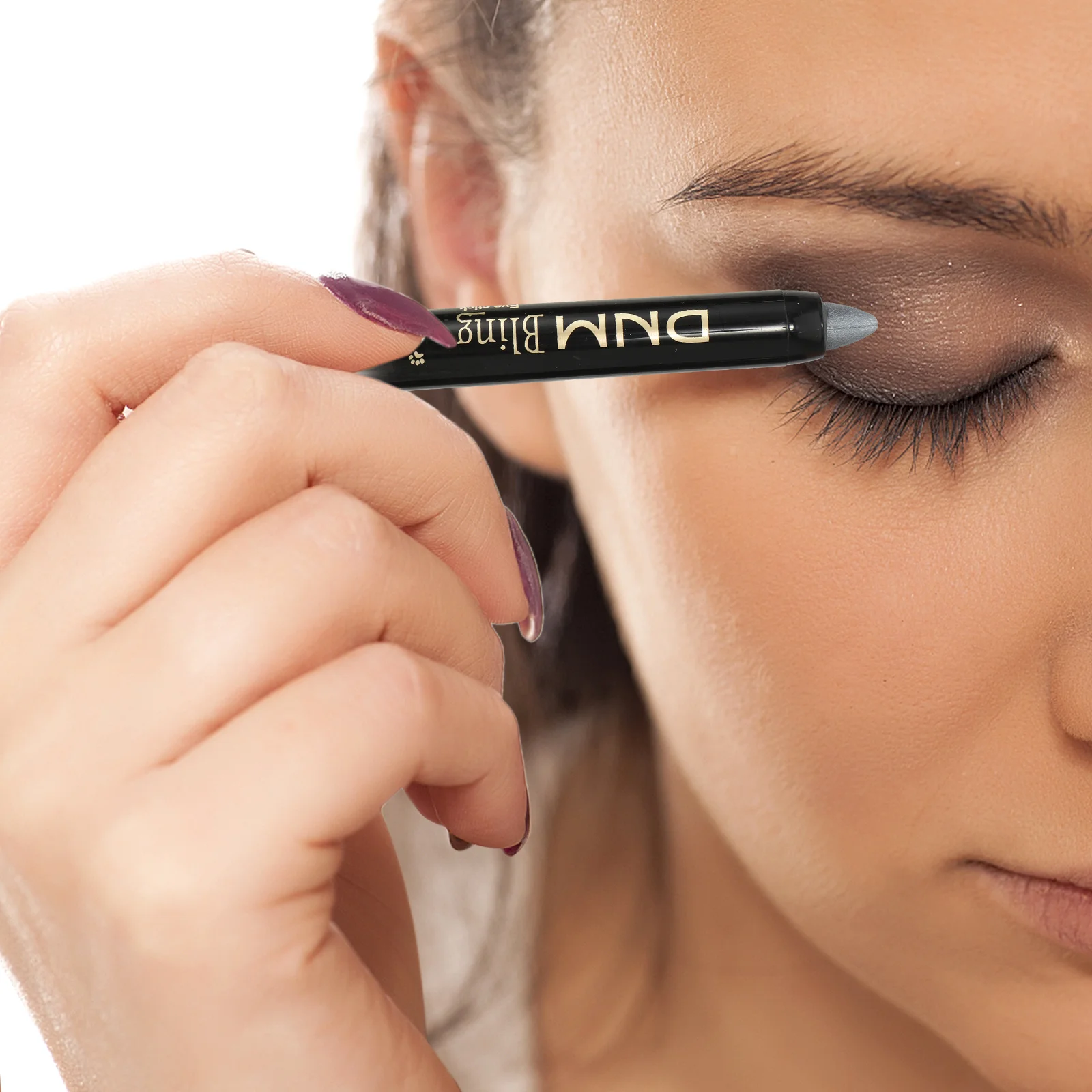 5Pcs Eyeshadow Pen Colorful Glitter Shimmer Smooth Long-Lasting Makeup Tool for Women Easy to Use Portable Girl