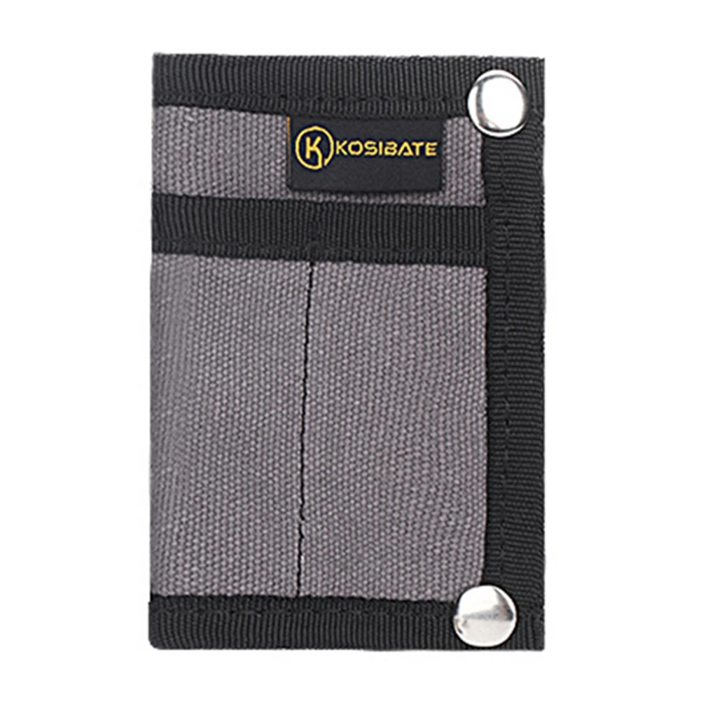 Taktische Mini-Geldbörse Canvas EDC Werkzeug-Aufbewahrungstasche Multifunktionale Faltbare Kreditkartenhalter für Outdoor Camping Wandern Jagd