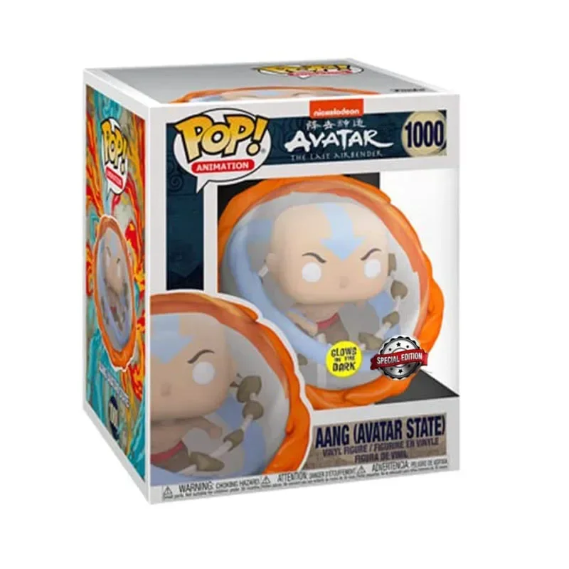 Funko Pop Animation AANG Avatar State 1000# AANG(Spirit) 940# Glows Special Edition Figure Model Collection Action Figure Toys