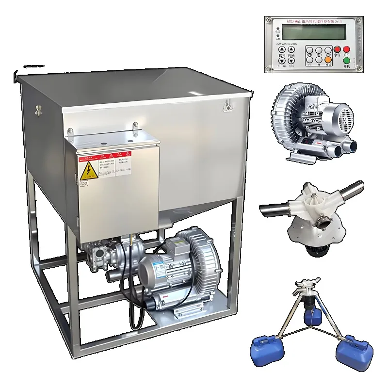 

Fully Automatic 360° Stainless Steel Pneumatic Feeder Remote Control Fishpond Pond Fish Throwing Machine Aquaculture Equipment