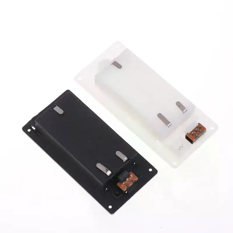 1/3Pcs Batteries Shell Plastic 2x3x AAA Rectangular Embedded Battery Holder Storage Box Case With Switch Cover