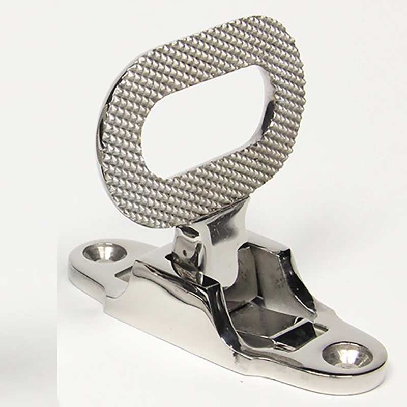 316 Stainless Steel Small Pedal 108*81mm Folding Foot Pedal for Yachts and Boats Car RV Marine Collapsible Step