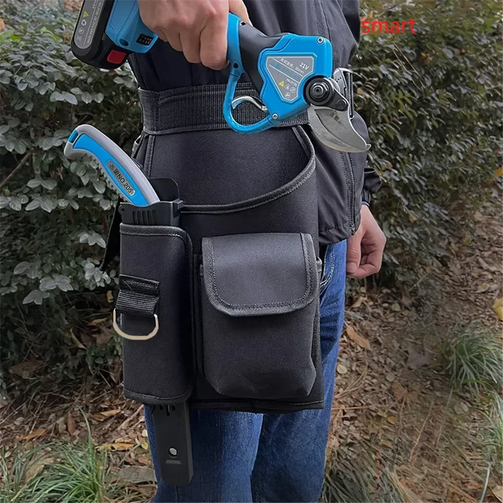 Professional Garden Tool Bag – Pruning Organizer with Belt, Chainsaw & Phone Holder, Perfect Gift for Men