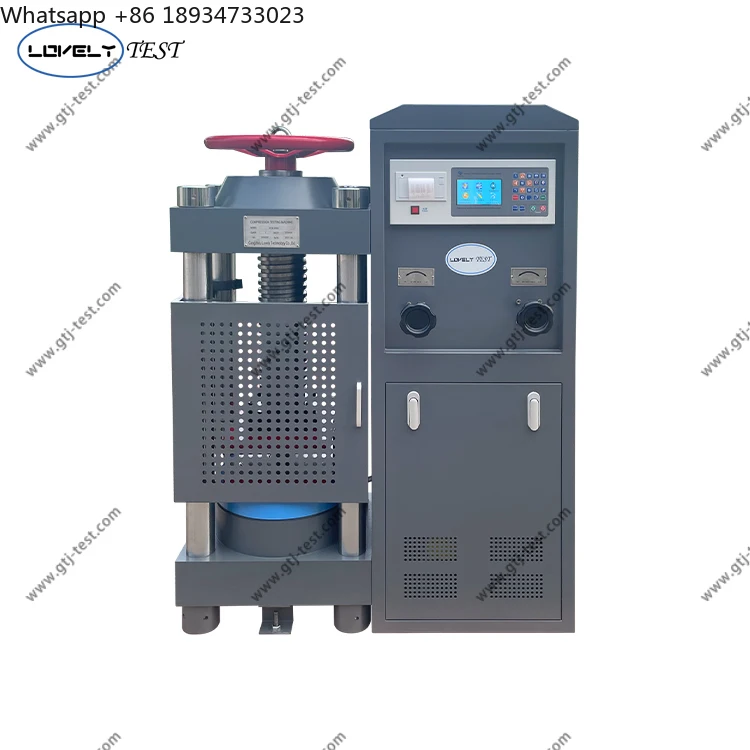 2000kN Digital Display Hydraulic Concrete Press test Machine Price