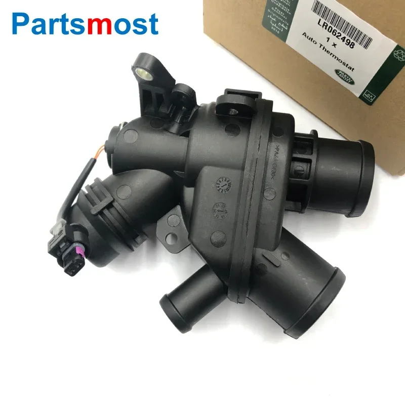 3.0 V6 Petrol Auto Thermostat Housing w/ Sensor for LR4 Range Rover RR Sport 14- New Discovery Velar LR062498 LR069809 LR095895