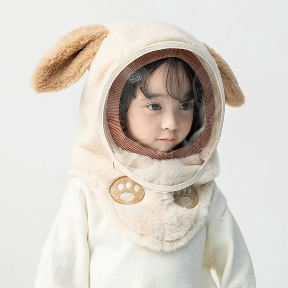 Children Cotton Ear Protection Winter hat Fur Windproof Hats Snow Hat Thick Warm Cap