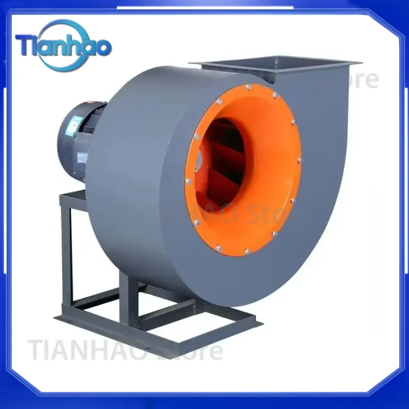 Centrifugal Fan for 4-72 Series High Temperature Dust Removal Industrial Use 5.5 kW 380 V Environmental Protection Paint Room