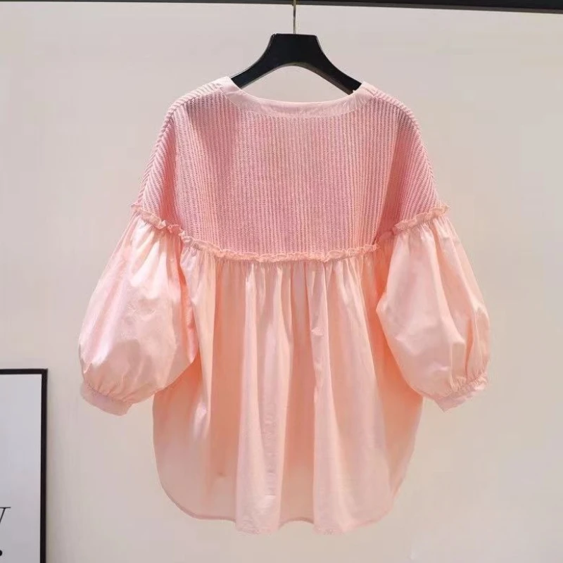 2026 Girls Spring Summer Long Sleeve Embroidered Shirt Casual Trendy Kids Tops Children Blouse Fashion Clothing