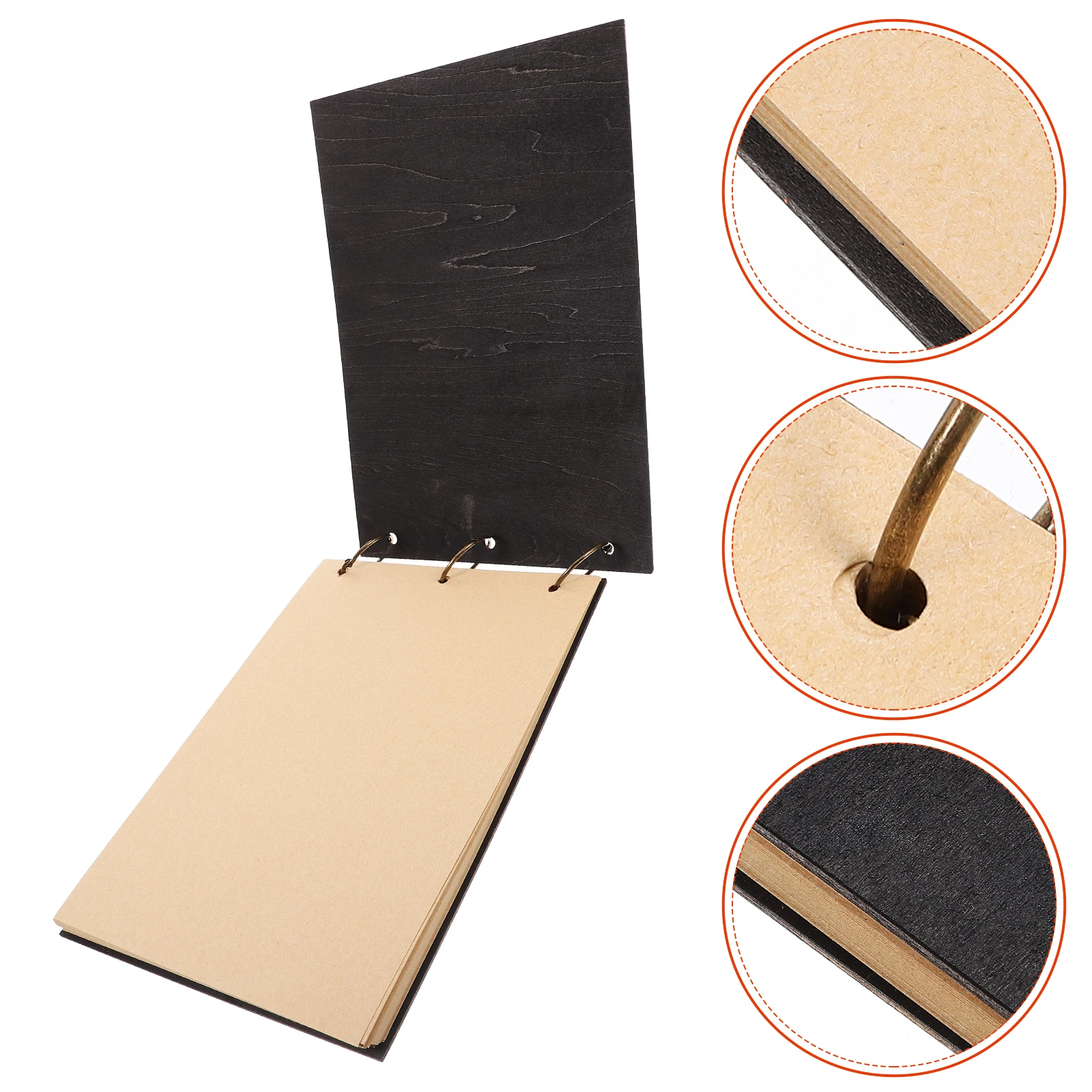 

Wooden Wedding Message Book Unique Elegant Theme Complement Personal Touch Keepsake for Wedding Reception Sign in