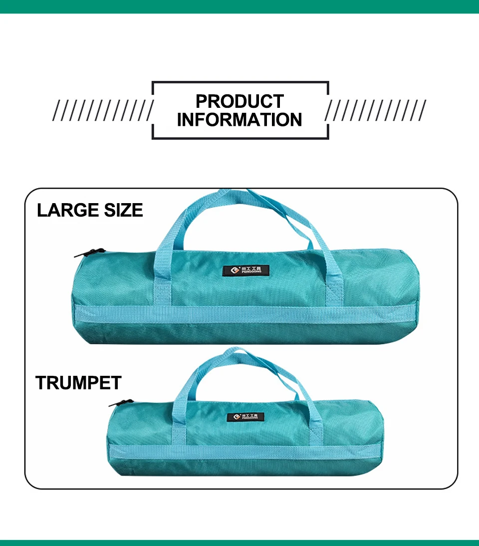 Wasserdichte Werkzeugtasche, robustes Oxford-Tuch, große Kapazität, Reise-Tragetasche, multifunktionale Aufbewahrungstasche für Angeln, Outdoor-Sportarten – Detail 6