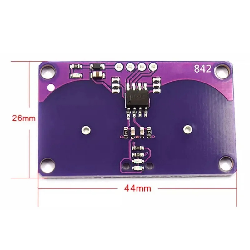 Double Button Touch Detection Ic Switch Module Finger Pressing Capacitive Proximity Sensor Keyboard About 0-5mm